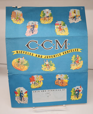 CCM Bicycles and Juvenile Vehicles flyer