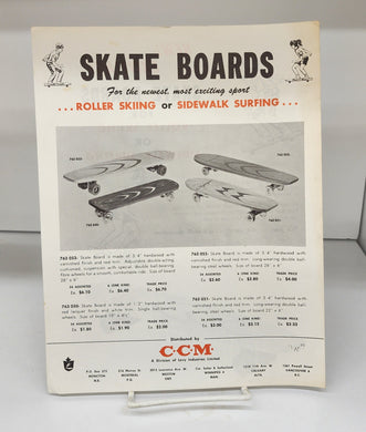 C.C.M. Skate Board flyer