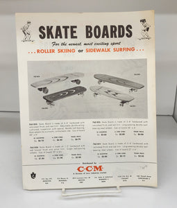 C.C.M. Skate Board flyer