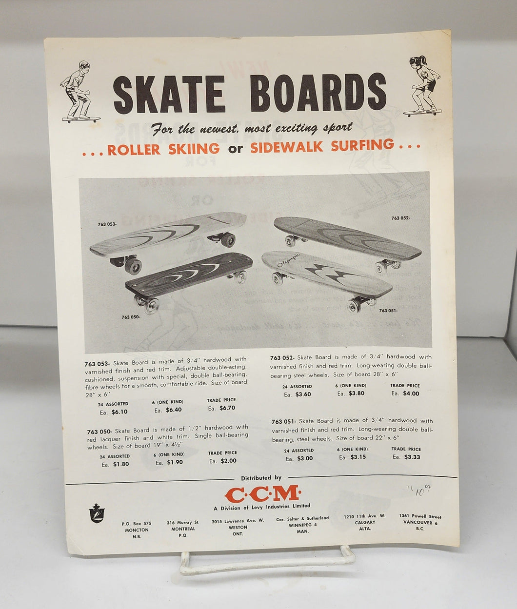 C.C.M. Skate Board flyer