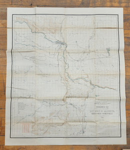 Topographical Map of a Portion of the District of Alberta, North-West Territories, 1898