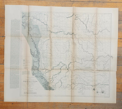 Geological Map of the Region in the Vicinity of the Bow and Belly Rivers