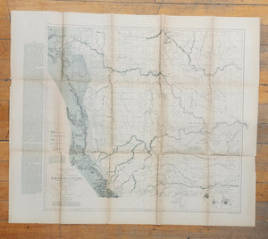 Geological Map of the Region in the Vicinity of the Bow and Belly Rivers