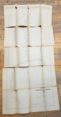 Map of part of the Athabasca River To Illustrate Dr. R. Bell's Exploration. 
