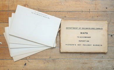 Maps to Accompany Report on Hudson's Bay Railway Surveys