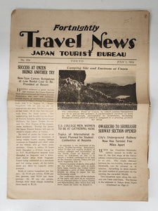 Fortnightly Travel News, Japan Tourist Bureau July 1, 1934