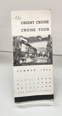 An Orient Cruise and Cruise-Tour