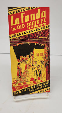 La Fonda in Old Santa Fe, New Mexico (hotel flyer)