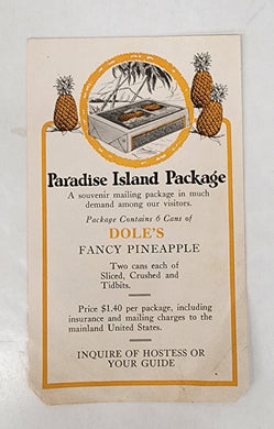 Advertisement for Dole's Fancy Pineapple