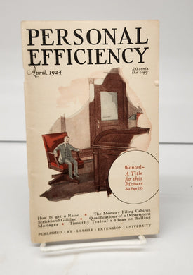 Personal Efficiency, April 1924