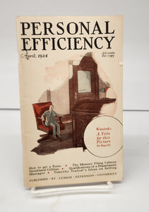 Personal Efficiency, April 1924