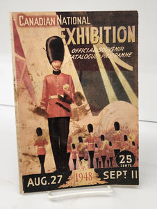 Canadian National Exhibition Official Souvenir Catalogue & Programme 1948