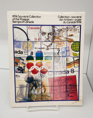 1974 Souvenir Collection of the Postage Stamps of Canada; Collection - souvenir des timbres - poste du Canada 1974