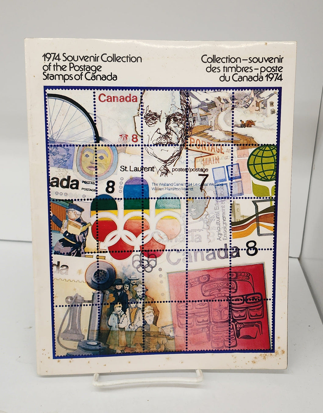 1974 Souvenir Collection of the Postage Stamps of Canada; Collection - souvenir des timbres - poste du Canada 1974