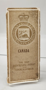 County of Elgin, Ontario, Canada: The Best Agricultural District in the Dominion of Canada