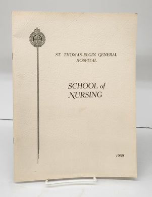 St. Thomas-Elgin General Hospital School of Nursing yearbook