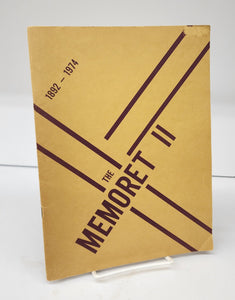 The Memoret II: Amasa Wood Hospital, Memorial Hospital, St. Thomas-Elgin General Hospital 1892-1974