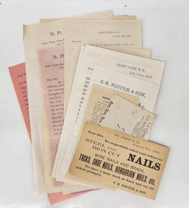 Advertising flyers from S. R. Foster & Son