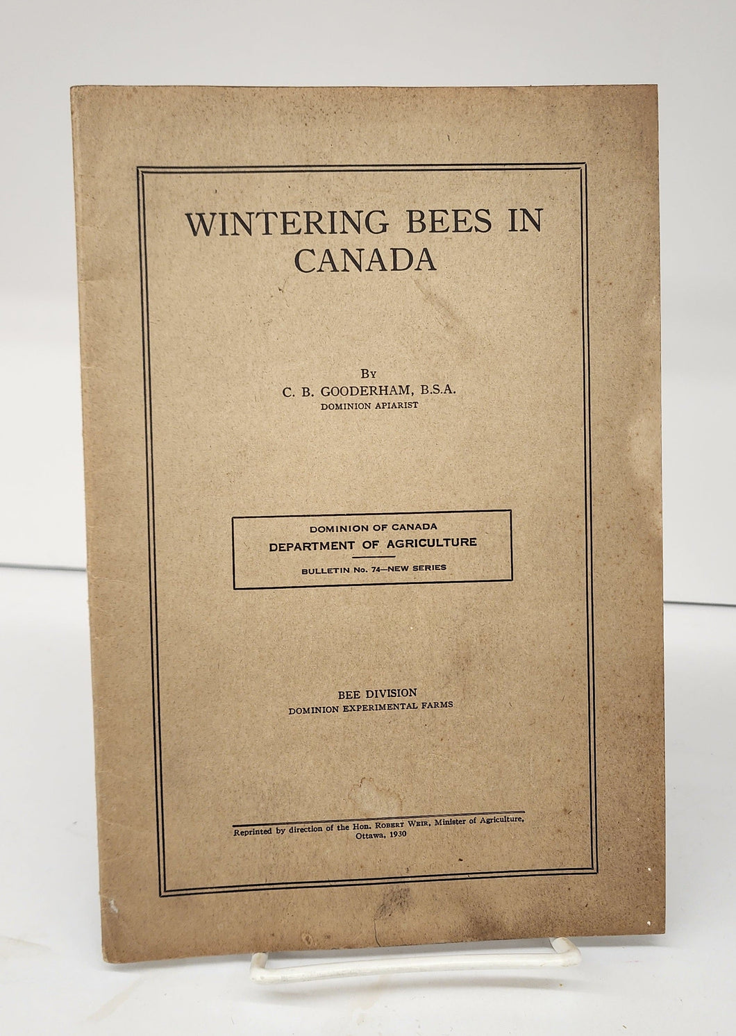 Wintering Bees in Canada