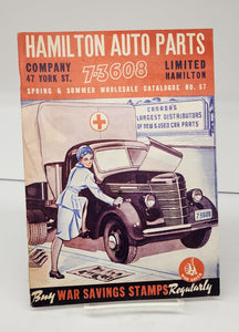 Hamilton Auto Parts Spring & Summer catalogue ca. 1940-45