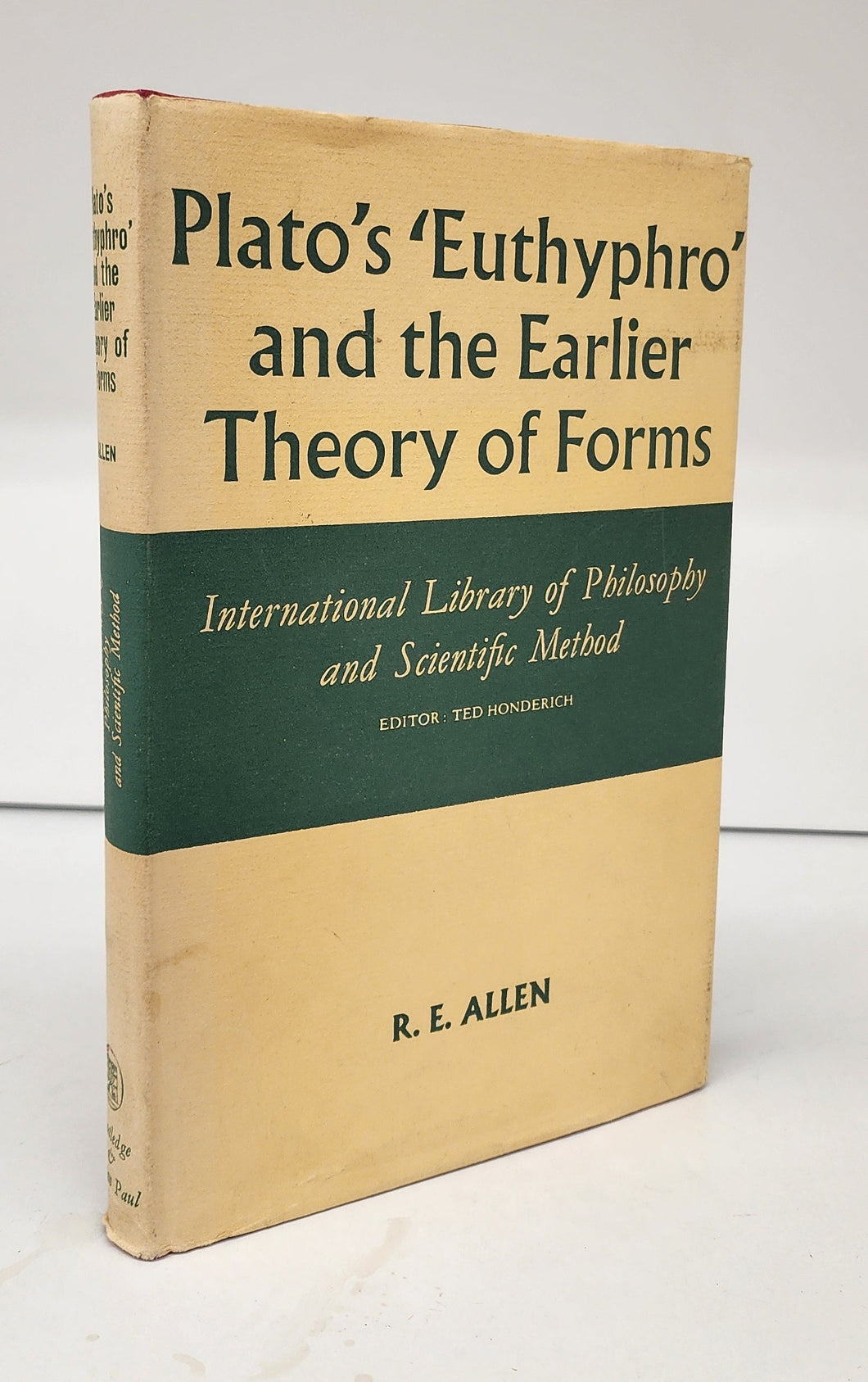 Plato's 'Euthyphro' and the Earlier Theory of Forms