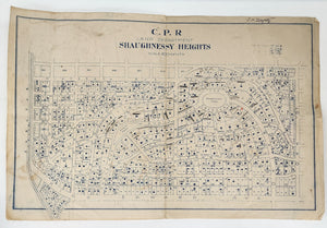 Plan of Shaugnessy Heights