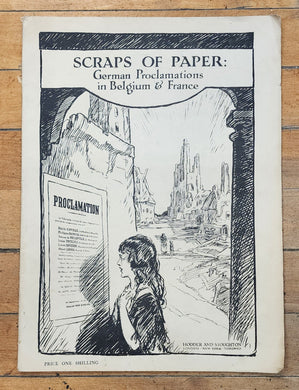 Scraps of Paper: German Proclamations in Belgium and France