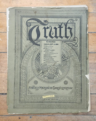 Truth, Sept. 6, 1884