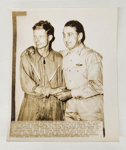 Photo of Lt. Col. George L. Jones and  Col. Francis S. Gabreski