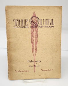 The Quill: The Canadian Short Story Magazine, February 1923