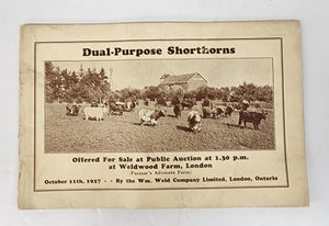 Dual-Purpose Shorthorns auction