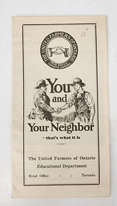 You and Your Neighbor