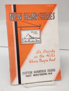 New Hampshires: As Sturdy as the Hills Where They're Bred