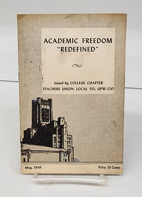 Academic Freedom "Redefined"