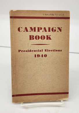 Campaign Book, Presidential Elections 1940