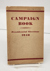 Campaign Book, Presidential Elections 1940