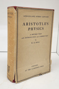 Aristotle's Physics: A Revised Text with Introduction and Commentary