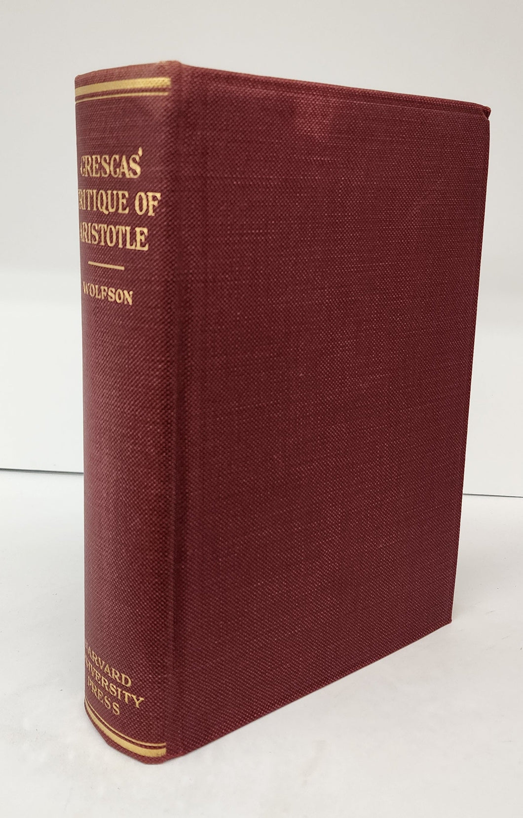 Crescas' Critique of Aristotle: Problems of Aristotle's Physics in Jewish and Arabic Philosophy