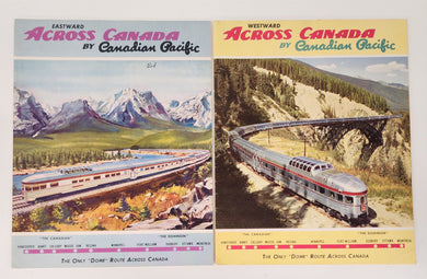 Westward Across Canada by Canadian Pacific; Eastward Across Canada by Canadian Pacific