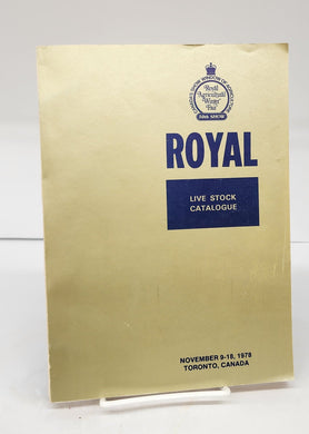 Royal Live Stock Catalogue, 1978