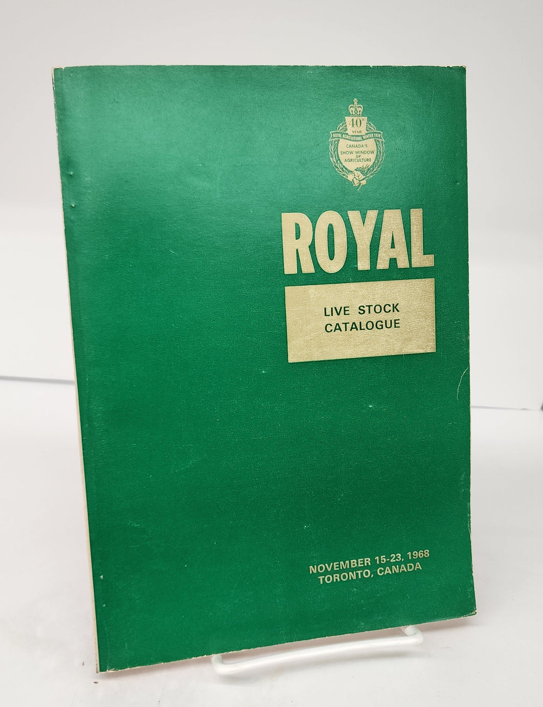 Royal Live Stock Catalogue, 1968