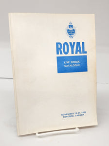 Royal Live Stock Catalogue, 1970