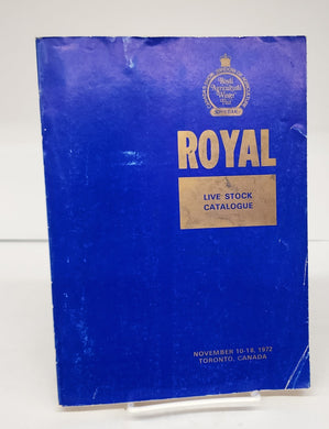 Royal Live Stock Catalogue, 1972