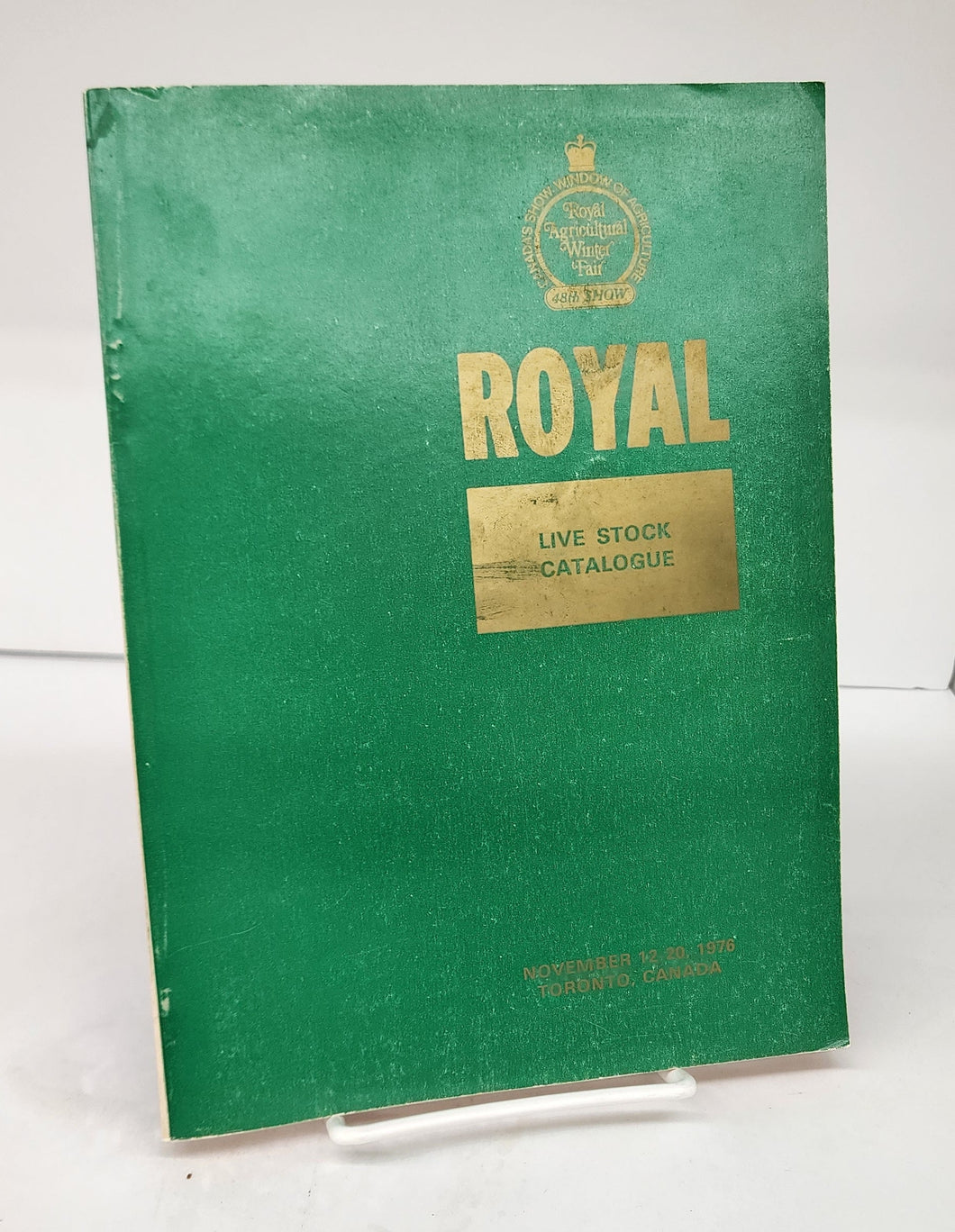 Royal Live Stock Catalogue, 1976