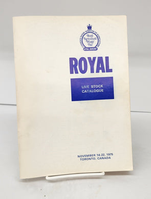 Royal Live Stock Catalogue, 1975
