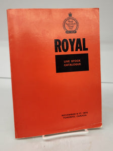 Royal Live Stock Catalogue, 1973
