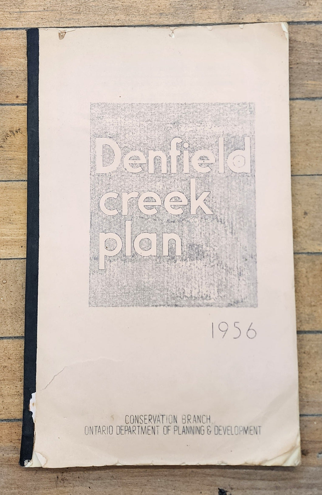 Denfield Creek Plan, 1956