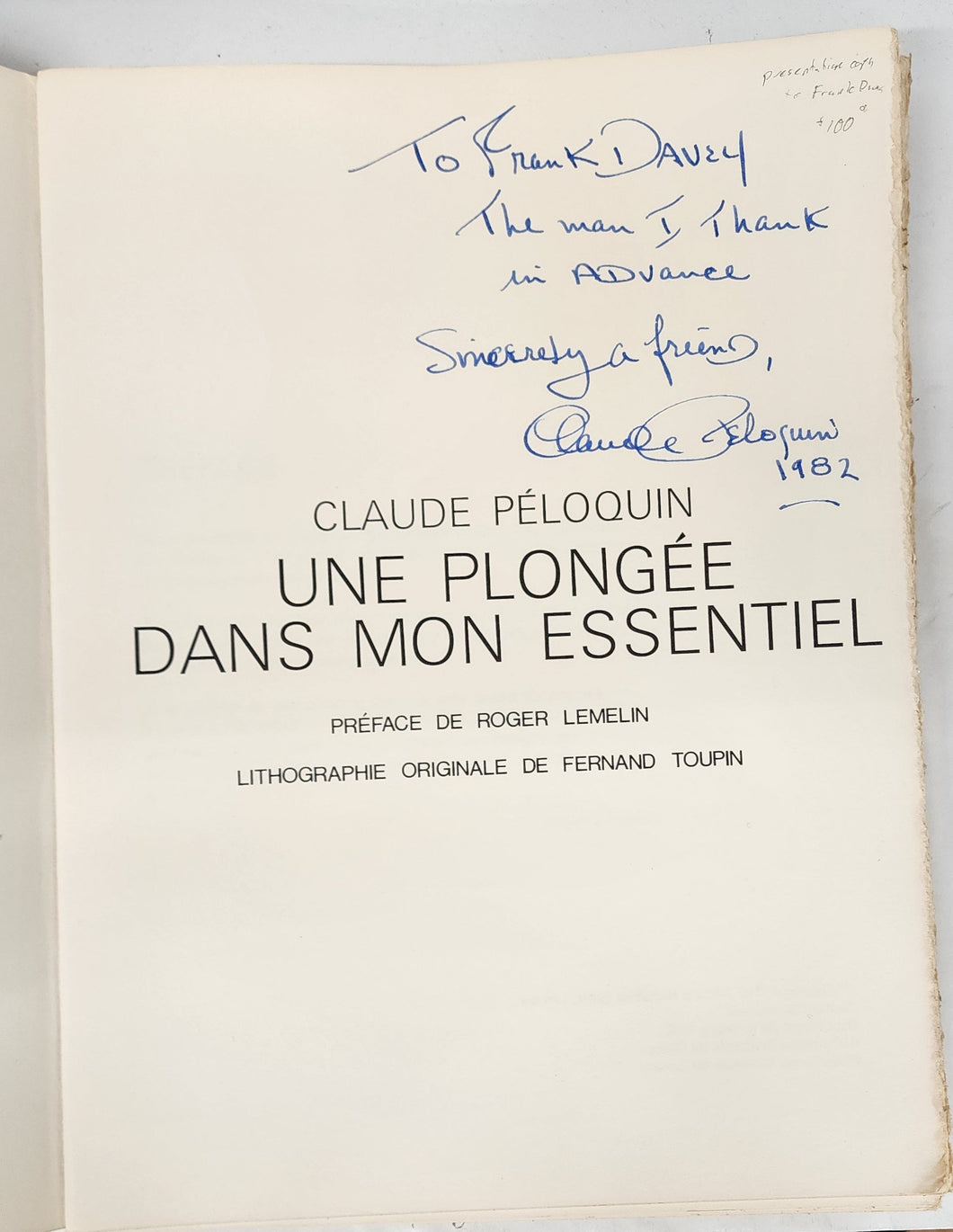 Une Plongé dans Mon Essentiel