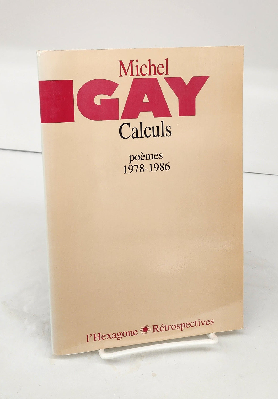 Calculs: poèmes 1978-1986