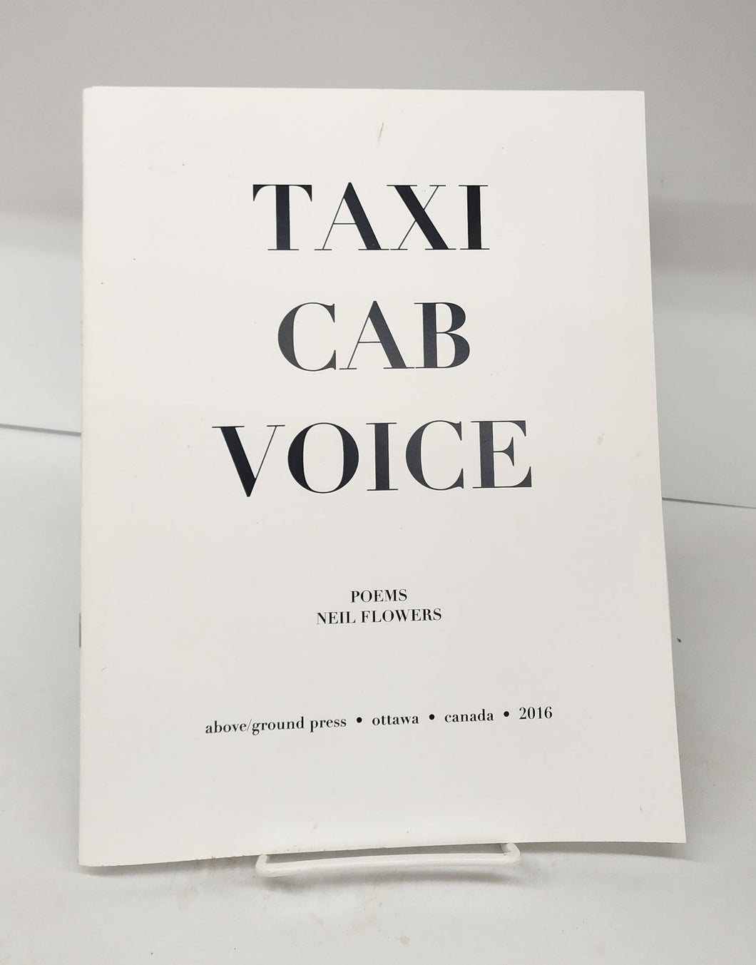 Taxi Cab Voice: Poems